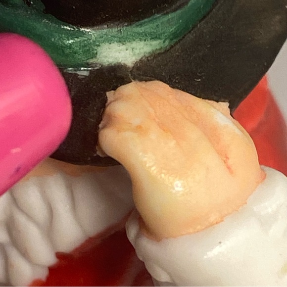 Vintage Santa Claus IRELAND Figurine Irish folk art Santa Holiday CAKE TOPPER - Picture 14 of 16